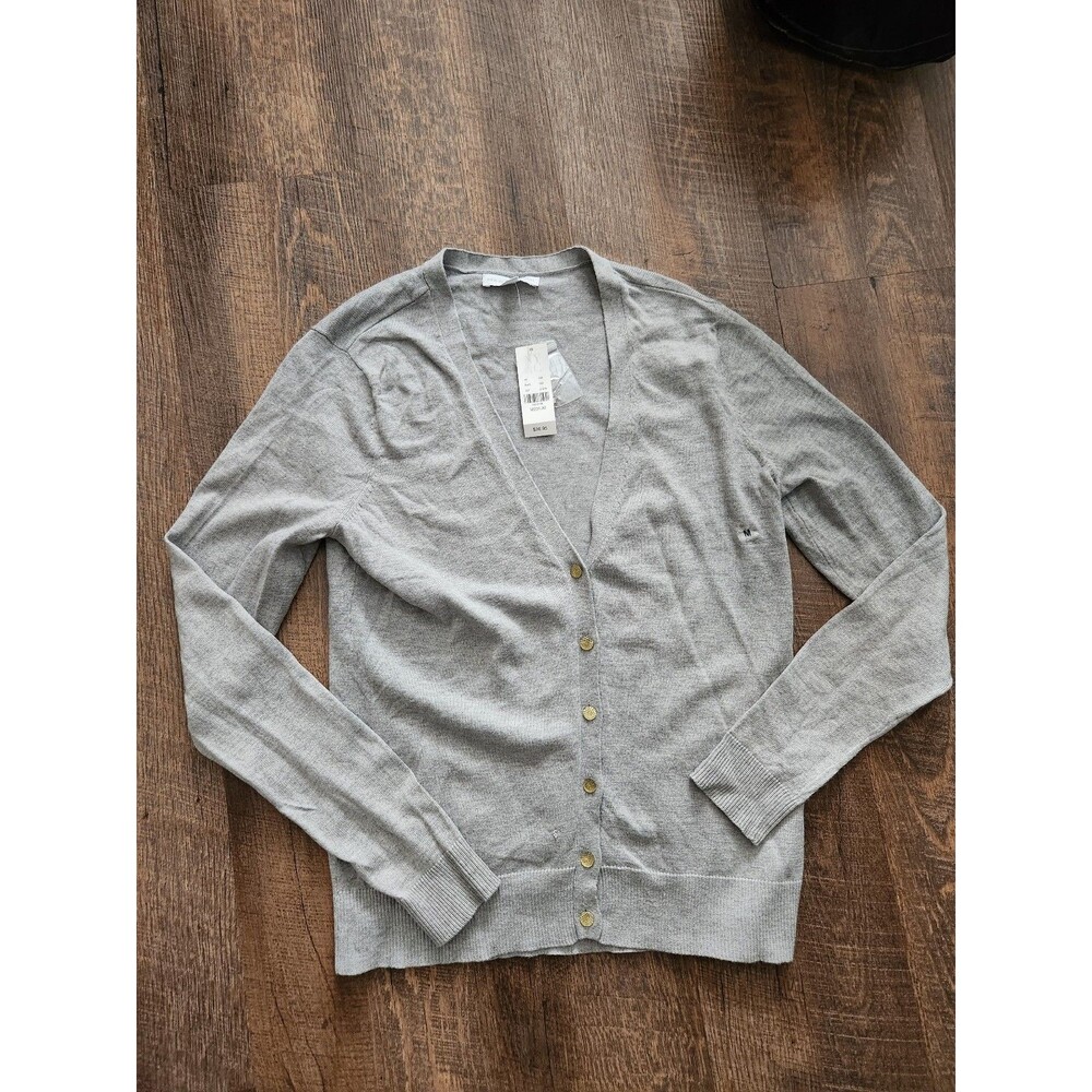 Nwt Womens M NY&Co gray cardigan